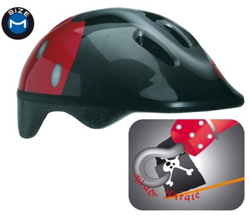 Шлем велосипедный 051031 53-56cm. (Black Pirate)