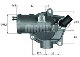 Termostats BEHR TI2892 2.436.92 6132000015 6132000115