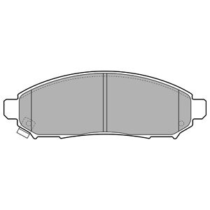 Тормозные колодки DELPHI LP2011 41060EA025 41060EB326 5521050Z00