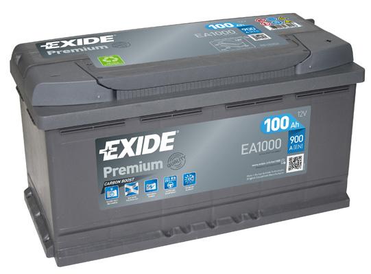 Akumulators EXIDE PREMIUM EA1000 100Ah 900A