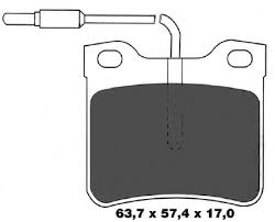 Тормозные колодки  FERODO FSL1044 FDB1044 Mersedes 0024204820