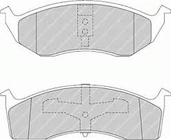 Тормозные колодки  FERODO FSL1098 FDB1098 CHRYSLER/GM 4882107