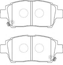 Тормозные колодки MOTECH 331985 FDB1985 TOYOTA