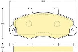 Тормозные колодки  FERODO FSL700 FVR700 FORD 6197738