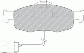 Тормозные колодки  FERODO FSL766 FDB766 FORD 1073732