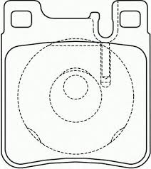 Тормозные колодки MOTECH 330799 FDB799 Mersedes