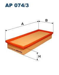 Gaisa filtrs FILTRON AP074/3 1120167 1581167 C3498 FORD