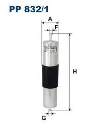 Топливный фильтр FILTRON PP832/1 WK516/1