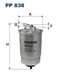 Degvielas filtrs FILTRON PP838 WK842/3