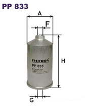 Топливный фильтр FILTRON PP833 WK618
