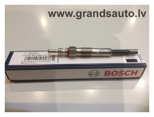 Свеча накаливания  BOSCH 0250402005 GE100 Y-607AS 0250402001