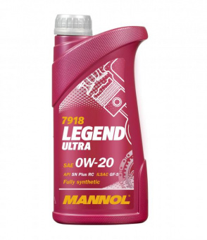 Motoreļļa MANNOL 7918 LEGEND Ultra 0W20 1L