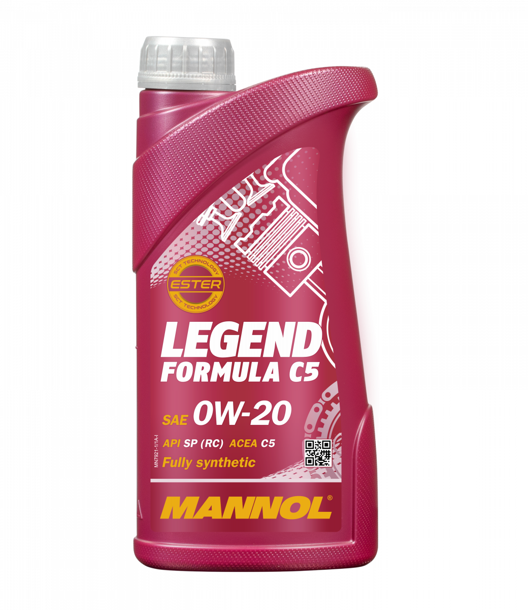 Motoreļļa MANNOL 7921 LEGEND Formula C5 0W20 1L