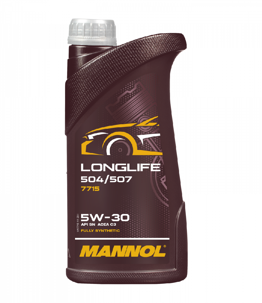 Motoreļļa MANNOL 7715 5W30 LONGLIVE 504.00/507.00 1L
