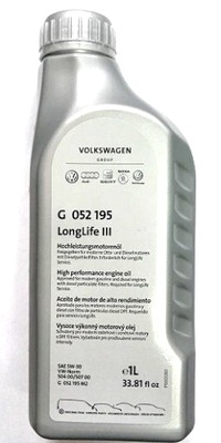 Моторное масло O.E.M. VW G052195M2 5W30 LONGLIFE III 1L