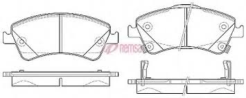 Тормозные колодки REMSA 1341.02 FDB4047 WVA 24204 TOYOTA