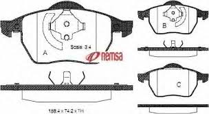 Bremžu kluči REMSA 0390.20 FDB969 WVA21911