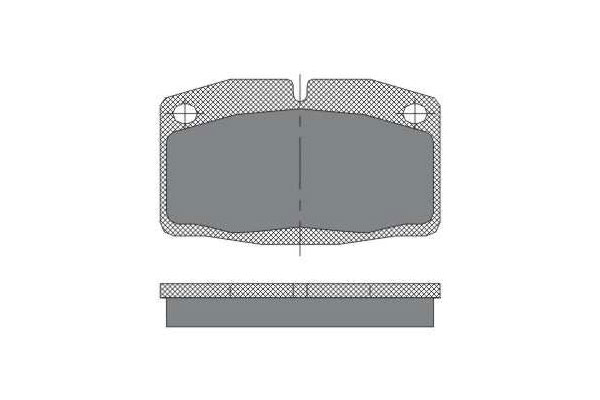 Тормозные колодки комплект SCT SP105 WVA20939 FDB173