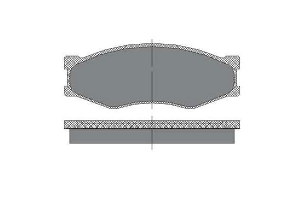 Комплект тормозных колодок SCT SP119 FDB340