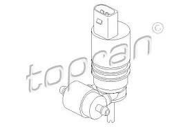 Насос стеклоомывателя TOPRAN 107819 1J6955651 210869102