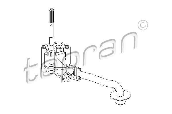 Eļļas sūknis TOPRAN 109182 058115105C  058 115 105 C