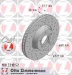 Bremžu disku komplekts ZIMMERMANN 100.3318.52 4F0615301E DDF1277 98200-1323PRO Bremžu disku komplekts ZIMMERMANN 100.3318.52 4F0615301E DDF1277 98200-1323PRO