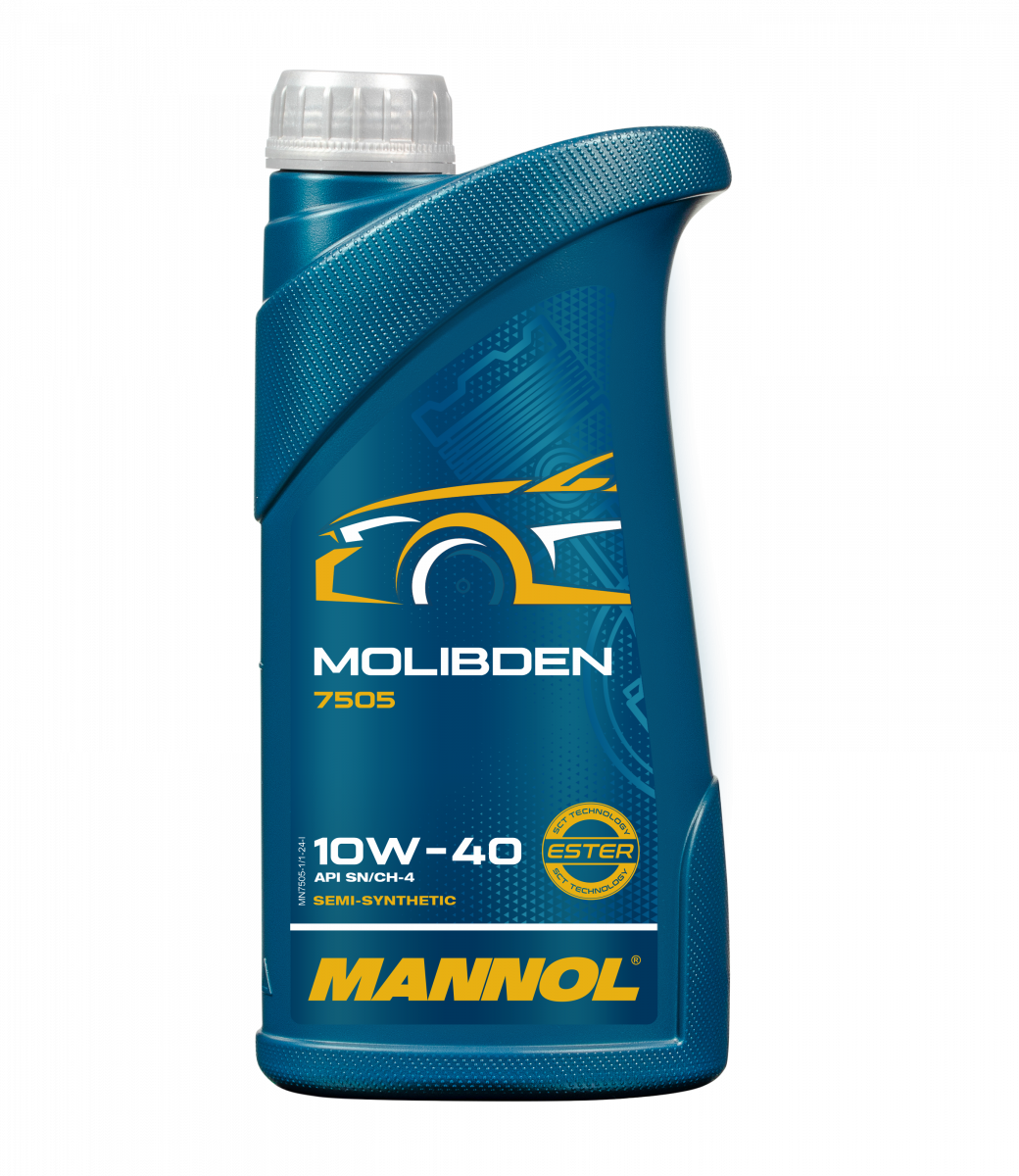 Масло моторное MANNOL 7505 MOLIBDEN 10W40 1L