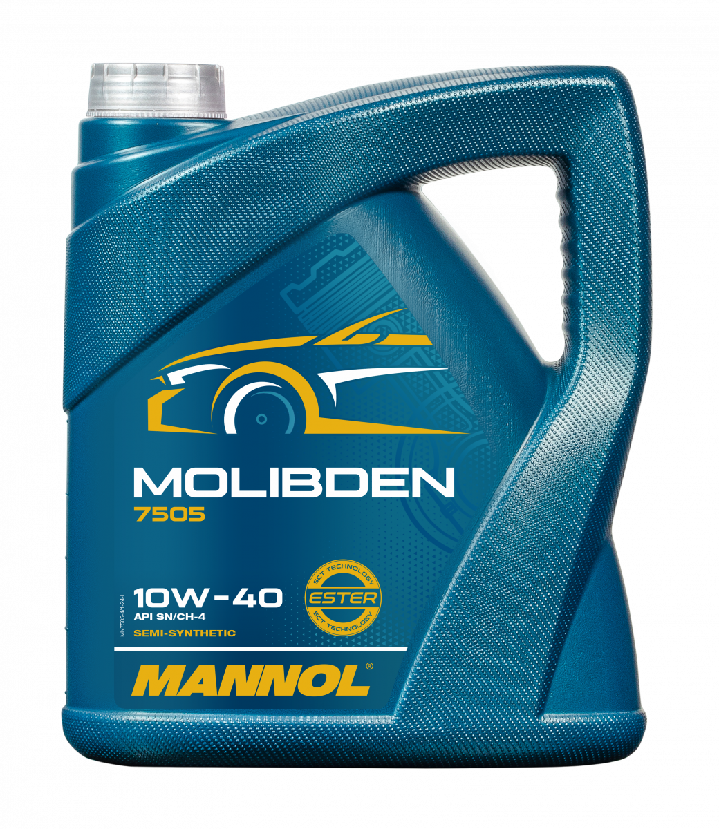Масло моторное MANNOL 7505 MOLIBDEN 10W40 4L