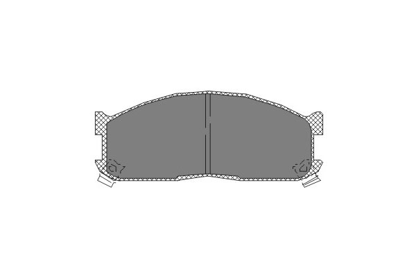 Тормозные колодки комплект SCT SP128 WVA20002 FDB547 FDB757