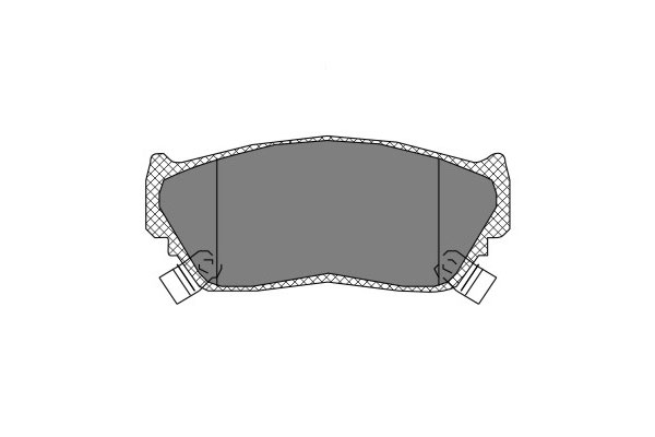 Тормозные колодки комплект SCT SP135 WVA21657 FDB763