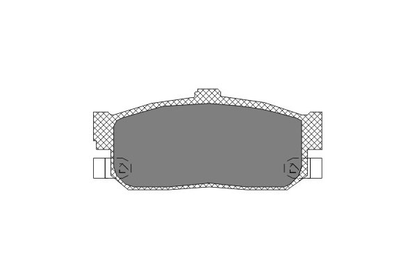 Тормозные колодки комплект SCT SP139 WVA21713 FDB796