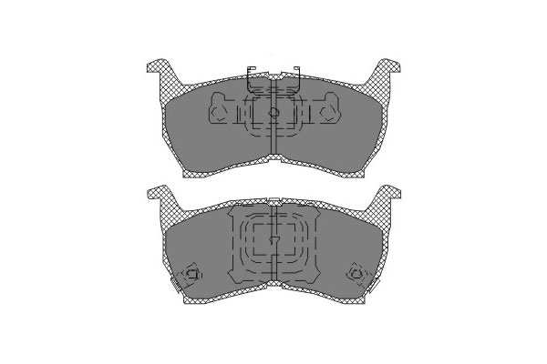 Тормозные колодки комплект SCT SP147 WVA21041 FDB304