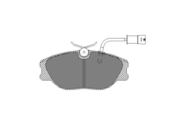 Тормозные колодки комплект SCT SP163 WVA21147 FDB542