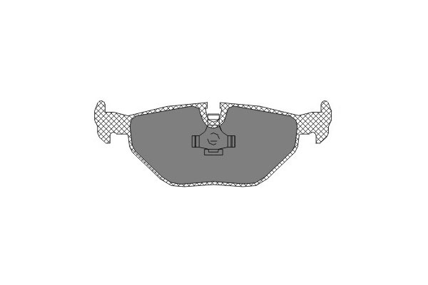 Тормозные колодки комплект SCT SP184 WVA21691 FDB1075