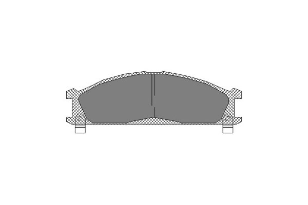 Тормозные колодки комплект SCT SP185 WVA21347 FDB641