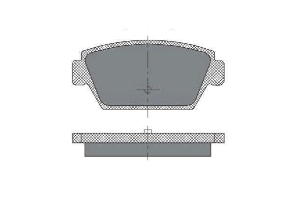 Тормозные колодки комплект SCT SP192 WVA21125 FDB507