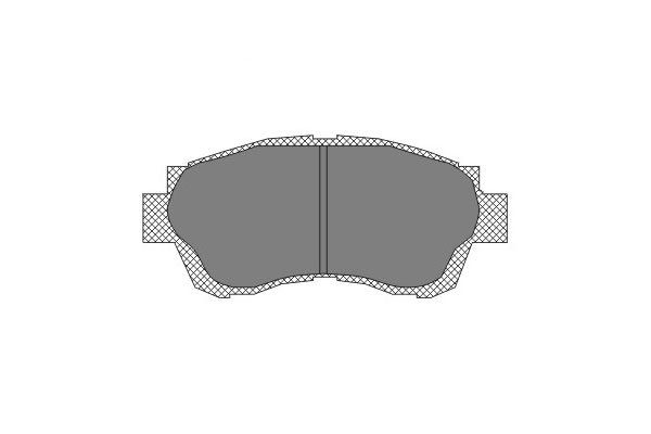 Тормозные колодки комплект SCT ceramic SP209C WVA21791 FDB868