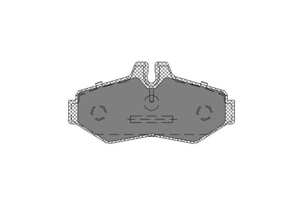 Тормозные колодки комплект SCT SP233 WVA23021 FDB1306