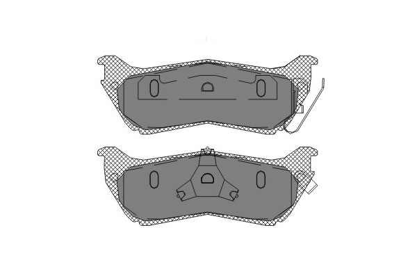 Тормозные колодки комплект SCT SP245 WVA23189 FDB1401