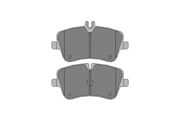 Тормозные колодки комплект SCT ceramic SP246C WVA23144 FDB1428 FDB1429