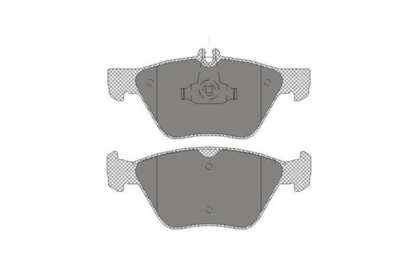 Тормозные колодки комплект SCT SP254 WVA21670 FDB1050