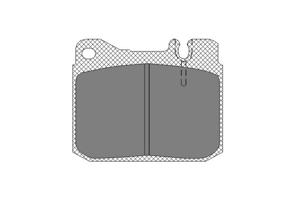 Тормозные колодки комплект SCT SP103 WVA20392 FDB129